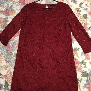Red Lace Dress